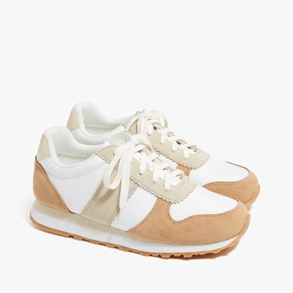 JCrew l Nylon Striped City Sneakers